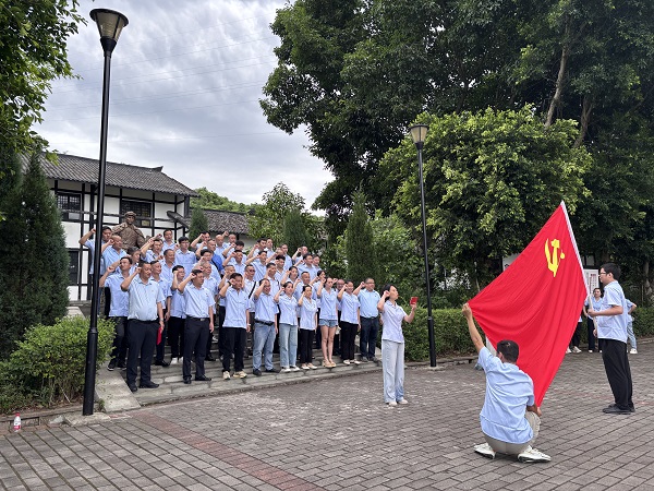 四川飛球舉行慶“七一”活動 ——在鄧萍故里銘記歷史、緬懷先烈、表彰先進